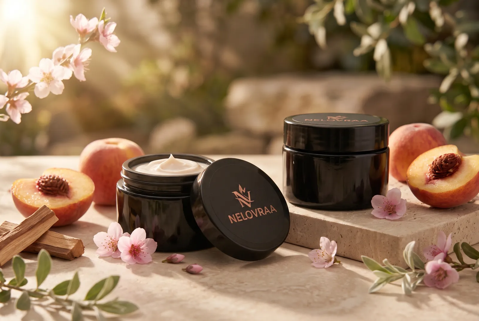 Nelovraa Velvet Peach Perfumed Body Balm